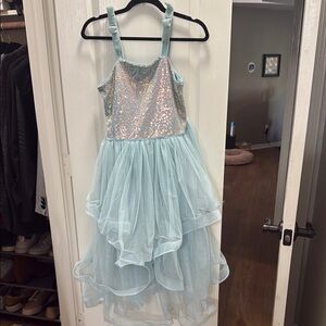 Sparkling Blue Kids Dress